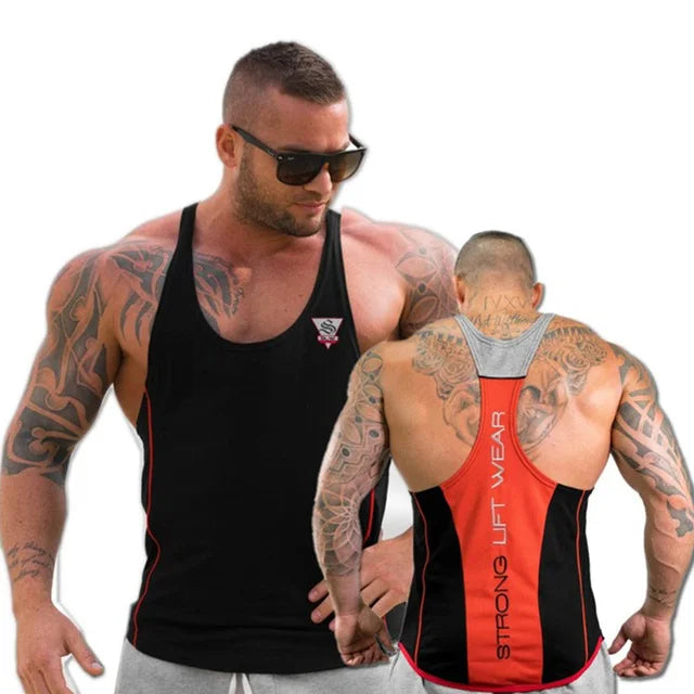 Gyms VEST Fitness sleeveless shirt Mens Bodybuilding Tank top New Male Cotton clothing Fashion Singlet vest Undershirt Hombre