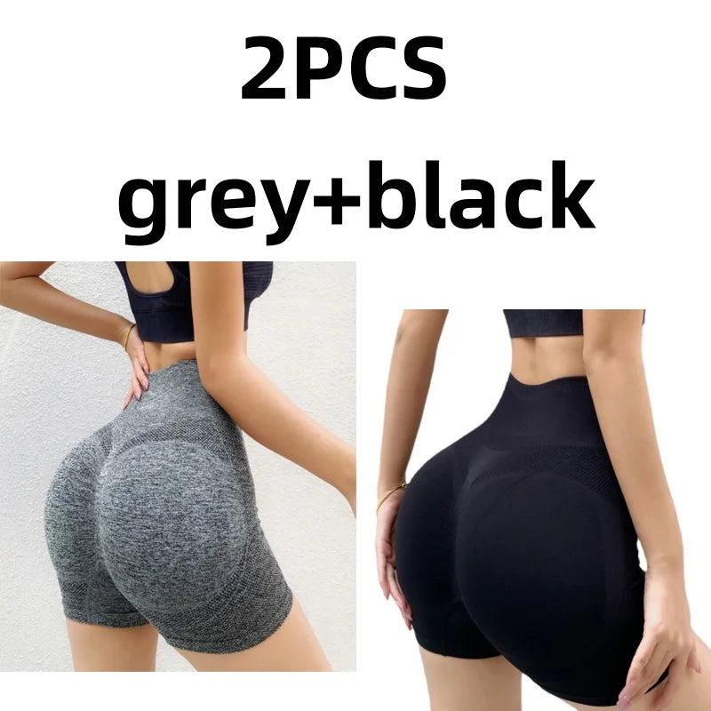 Short Gym Women‘s Gym Shorts High Elasticity Yoga Clothing Absorbent Short Sets Push Up Pants Cycling Jogging Fitness Legging