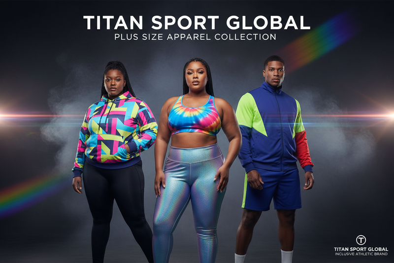 TITAN Plus Size Apparel — Bold Colorful Inclusive Athletic Wear 1X–5X