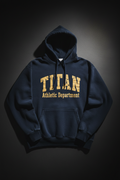 1940s Athletic Dept Hoodie - Navy Heritage Premium Edition