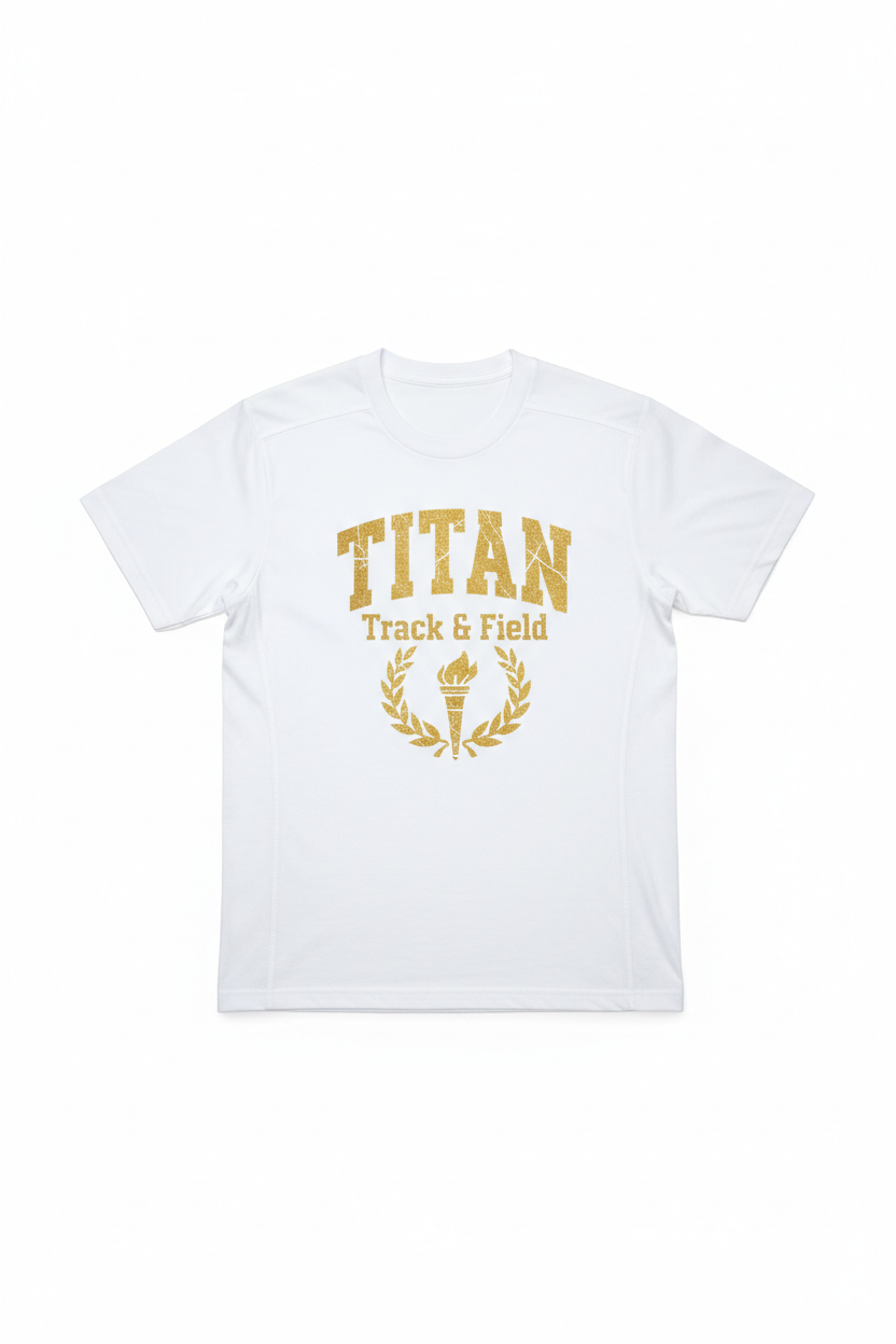 1940s Track & Field Tee - Olympic White