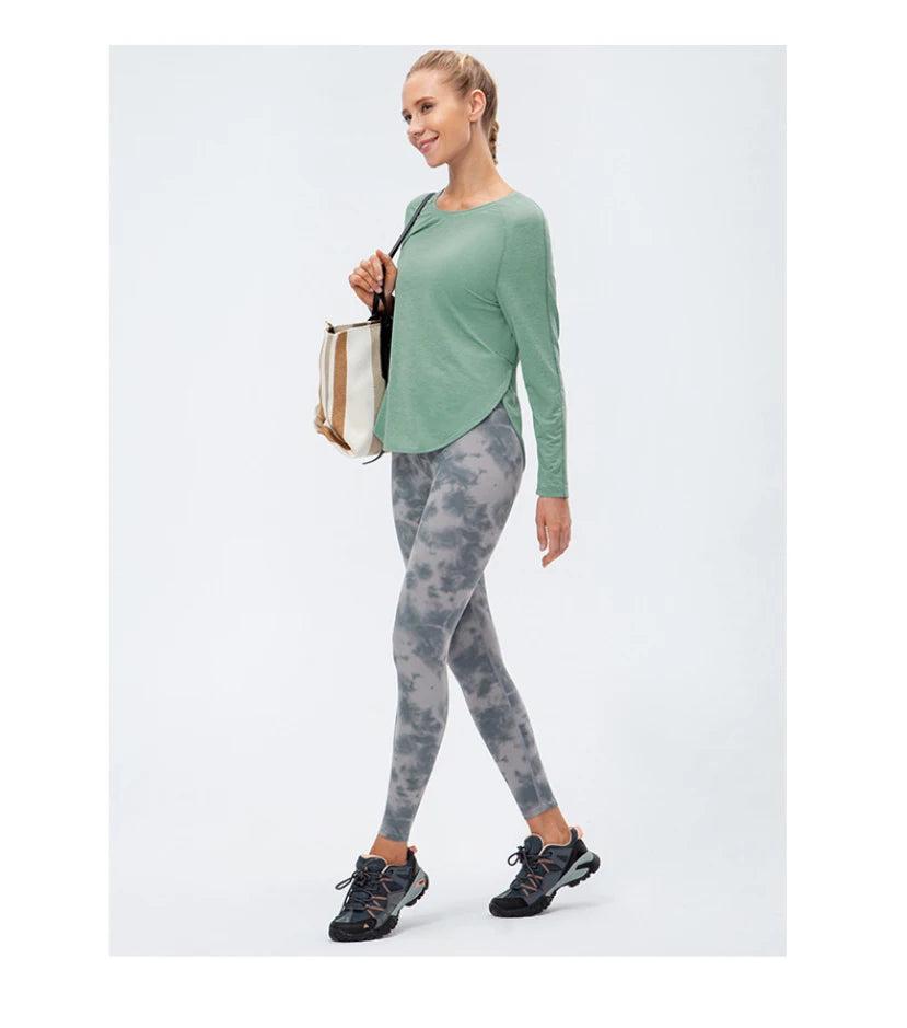 Women Gym Sports Top Women Training Fitness t Shirt Gym Clothes Winter Long Sleeve Yoga Top Seamless Running Shirt Yoga Clothing