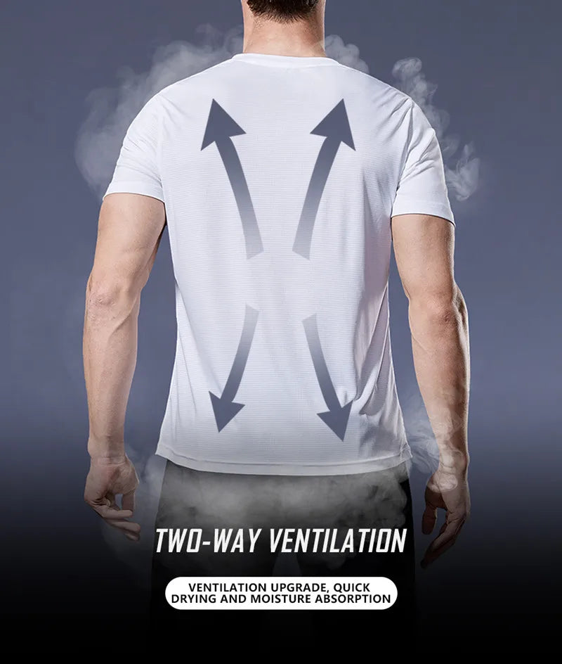 Men's Sportswear Tracksuit Gym Compression Clothing Fitness Running Set Athletic Wear T Shirts Ropa Deportiva Hombre Camisetas