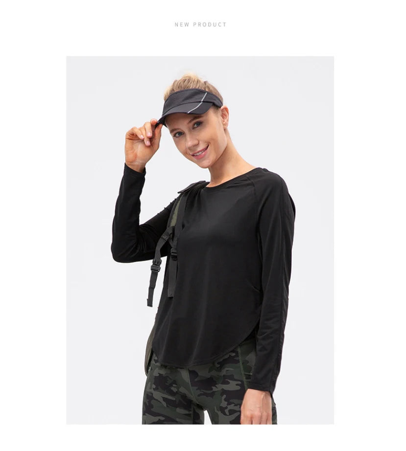 Women Gym Sports Top Women Training Fitness t Shirt Gym Clothes Winter Long Sleeve Yoga Top Seamless Running Shirt Yoga Clothing