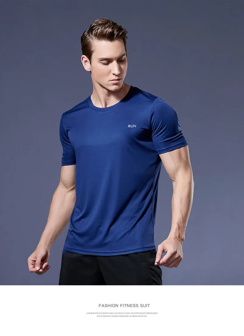 Men's Sportswear Tracksuit Gym Compression Clothing Fitness Running Set Athletic Wear T Shirts Ropa Deportiva Hombre Camisetas