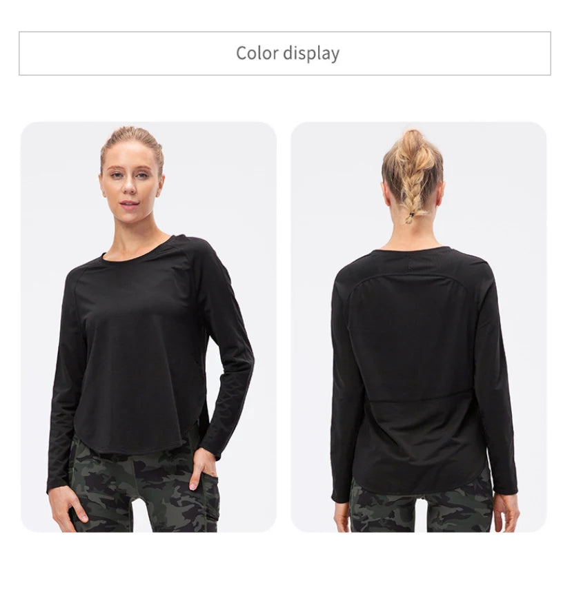 Women Gym Sports Top Women Training Fitness t Shirt Gym Clothes Winter Long Sleeve Yoga Top Seamless Running Shirt Yoga Clothing