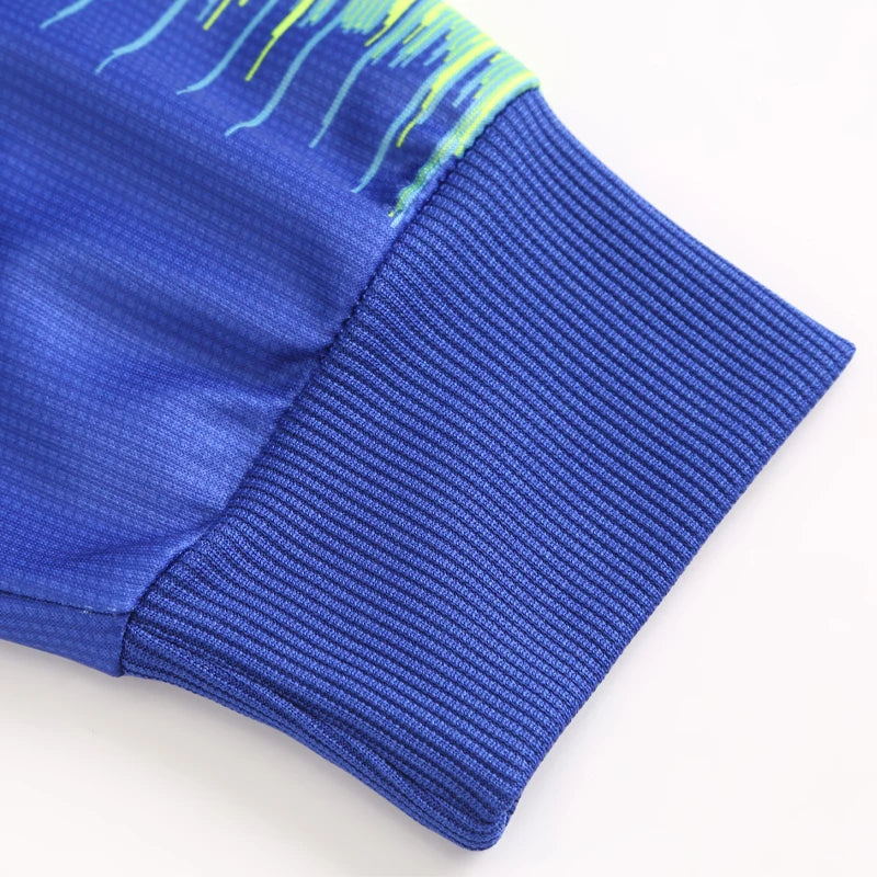 Men's Sports Set Running Gym Autumn Long Jerseys Pants Print Quick Dry Jogging Sportswear Basketball Uniform Training Tracksuit