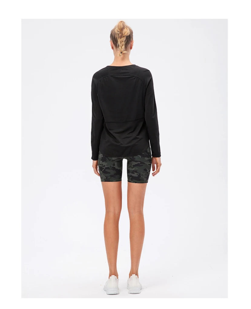 Women Gym Sports Top Women Training Fitness t Shirt Gym Clothes Winter Long Sleeve Yoga Top Seamless Running Shirt Yoga Clothing