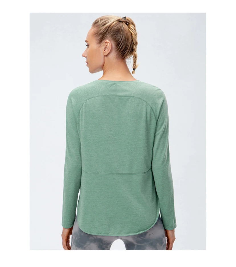 Women Gym Sports Top Women Training Fitness t Shirt Gym Clothes Winter Long Sleeve Yoga Top Seamless Running Shirt Yoga Clothing