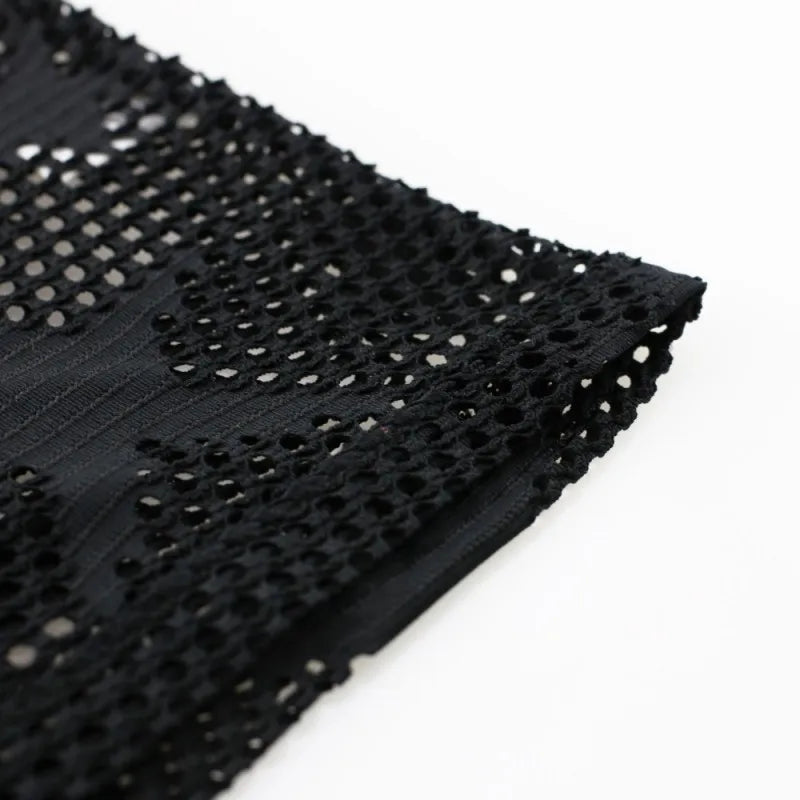 Men's Shirt Tank Top Gym Clothing Bodybuilding Mesh See Through Fitness Shirt Breathable Ropa Interior Singlet Erkek Giyim