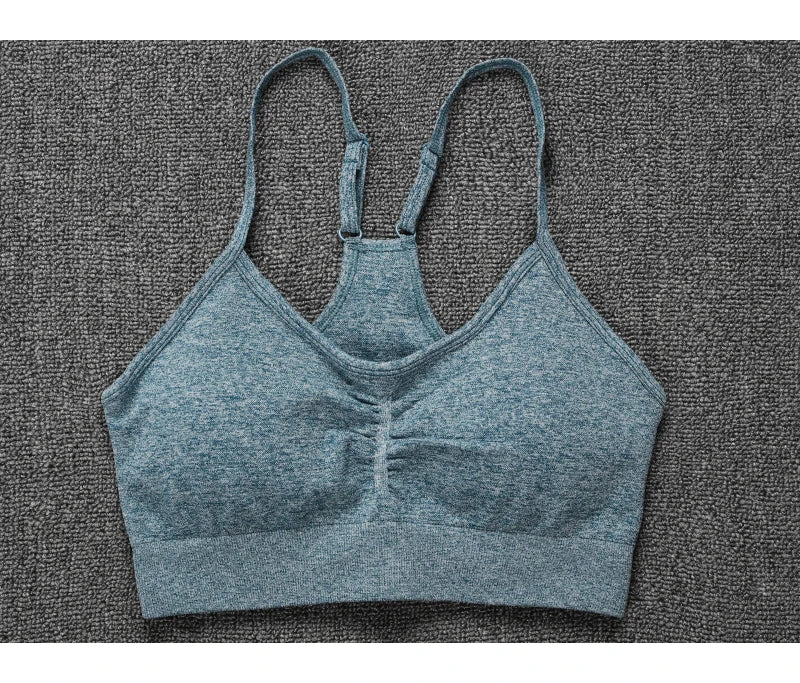 2 Piece Seamless Yoga Set Sports Tracksuit Women Gym Two Piece Set Clothing Fashion Fitness Suits Outfit Bra Leggings Sportswear