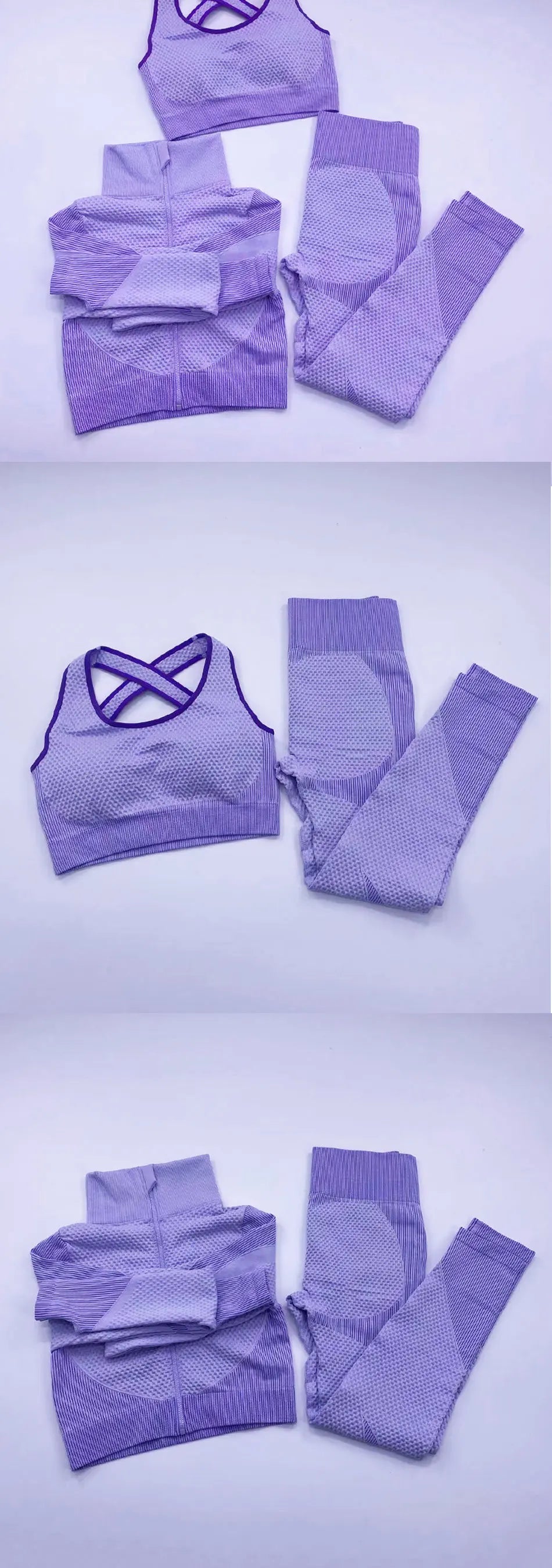 Women Fitness Sport Yoga Suit Seamless Women Yoga Sets Long Sleeve Clothing Female Sport Gym Suits Wear Running Clothes