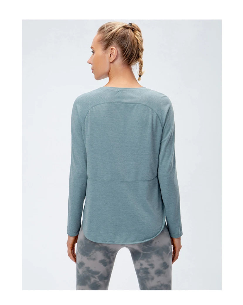 Women Gym Sports Top Women Training Fitness t Shirt Gym Clothes Winter Long Sleeve Yoga Top Seamless Running Shirt Yoga Clothing