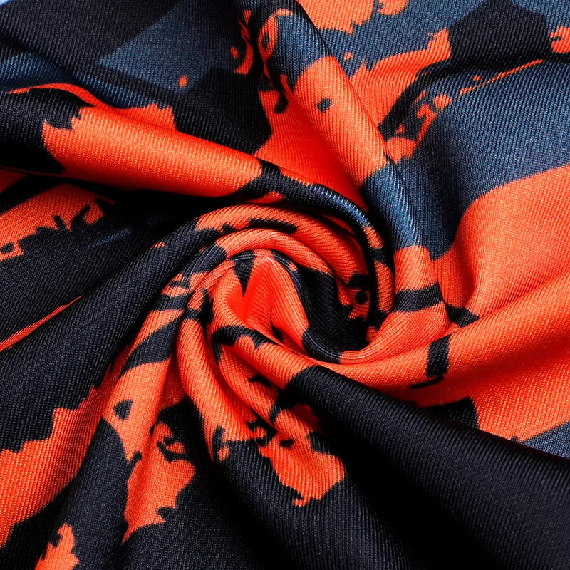 Men's Slim Compression Long Sleeve T-Shirt Gym Fitness Outdoor Running Sun Protection Clothing Breathable Quick-Drying Top