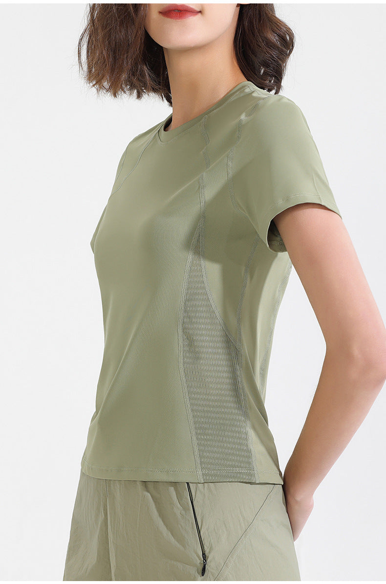 Women Gym Yoga Wear Sport High Waist Short Pocket Run Women Sportswear Fitness Outfi Push Up Quick Drying Summer Sport Clothing