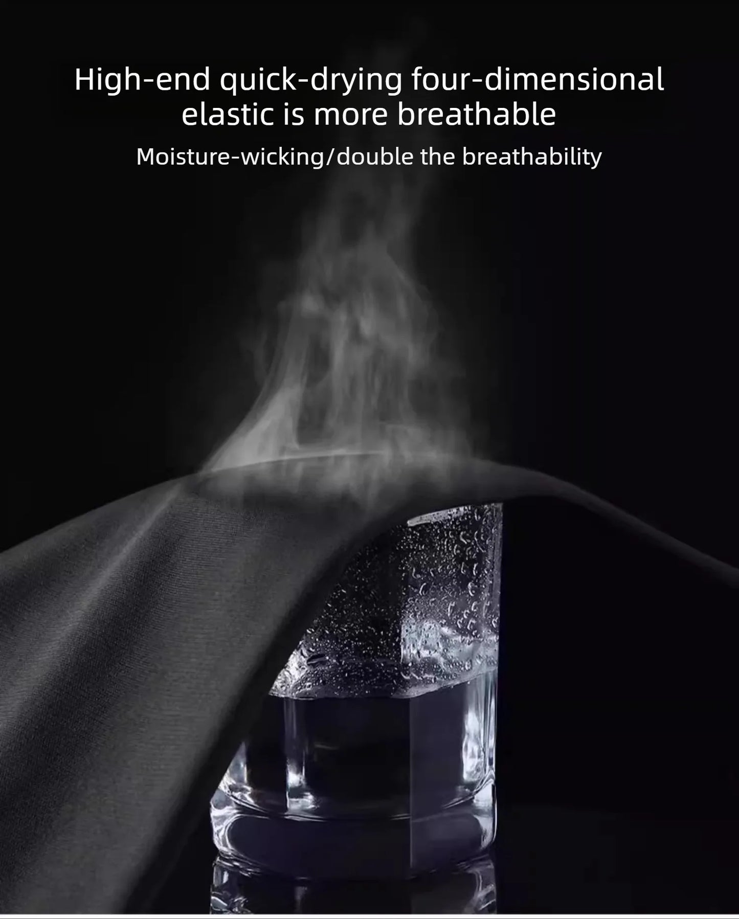 Men's Waterproof Casual Sportswear Set Tight Fitting Trendy Gym Running Clothes for Spring Summer Morning Jogging