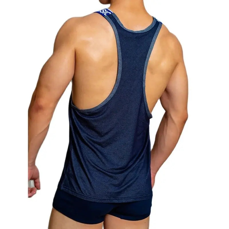 Ropa Hombre Tank Top Gym Solid Fitness Shirt Men Suspenders Loose Men Clothing Camiseta Tirantes Hombre Bodybuilding Home Casual