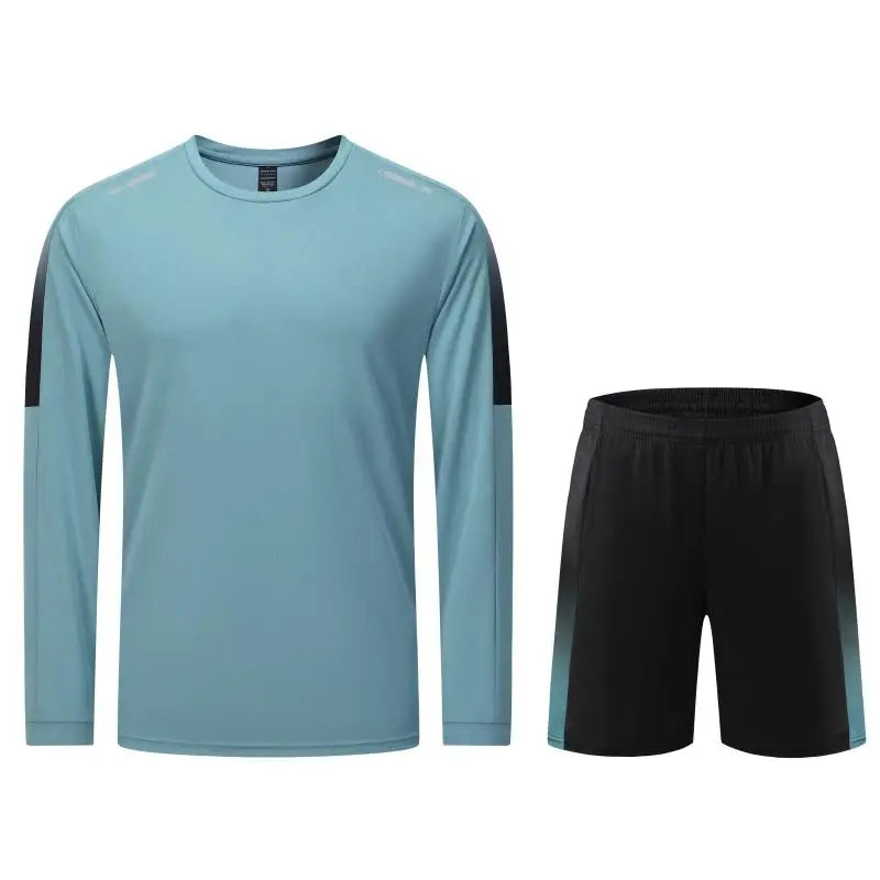 Customized Group Clothing Logo Men Summer Long Sleeves Cycling Jersey Set Bicycle Wear Breathable Cycling Gym Set Clothing