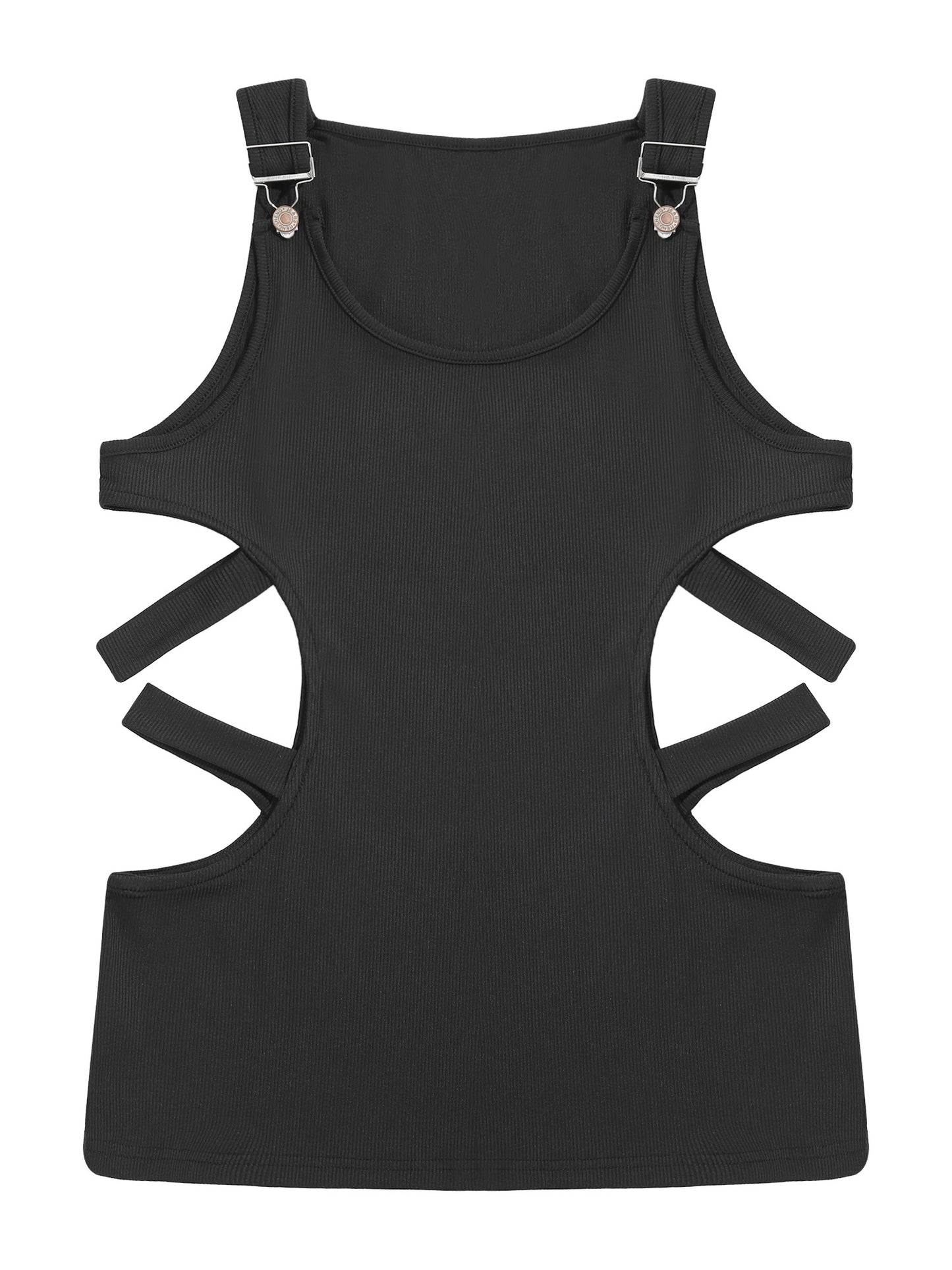 Mens Clothing Bodybuilding Ribbed Sports Vest Stylish Hollow Out Tank Top Sports Sleeveless T-shirt Clubwear Gym Fintess