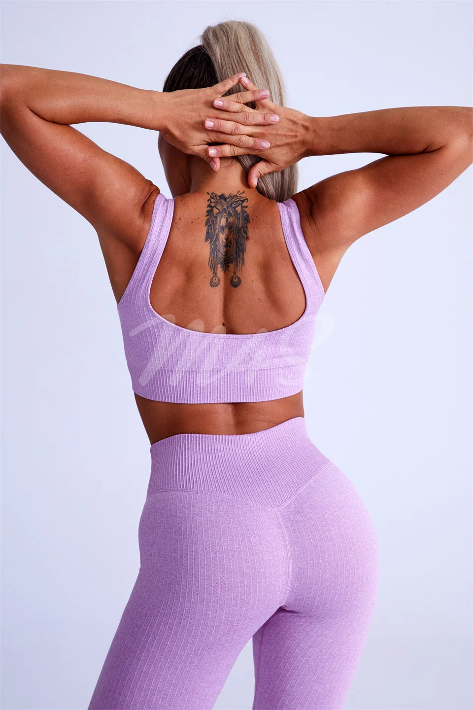 Seamless Fitness Clothing Women Workout Gym Set Women Yoga Set Matching Sets for Women 2 Pieces Active Wear Tracksuit Crop Top