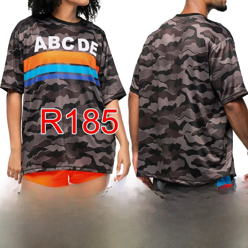 Zwzb Fitn Clothing Men's Women's T-irt Vest R06 Breathable Qui Dry Gymnastics Sportswear Casual Sle round Ne or...