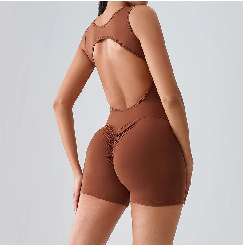 Gym Jumpsuits Women Clothes Fitness Suit Short Sets Sports Overalls for Woman Tracksuit Yoga Clothing Workout Rompers Sportswear