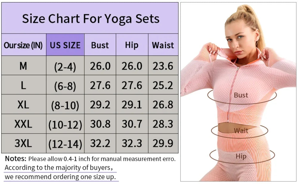 Women's 3PC Seamless Gym Clothing Workout Outfit with Jacket Bra & Leggings Set Three-piece Yoga Suit for Sports Fitness