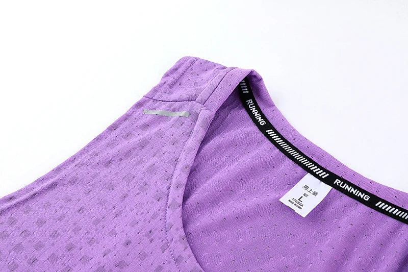 Men Gym Vest Breathable Mesh track and field Summer Cool Beach Travel Undershirt Basketball Training Fashion Running Tanks Top