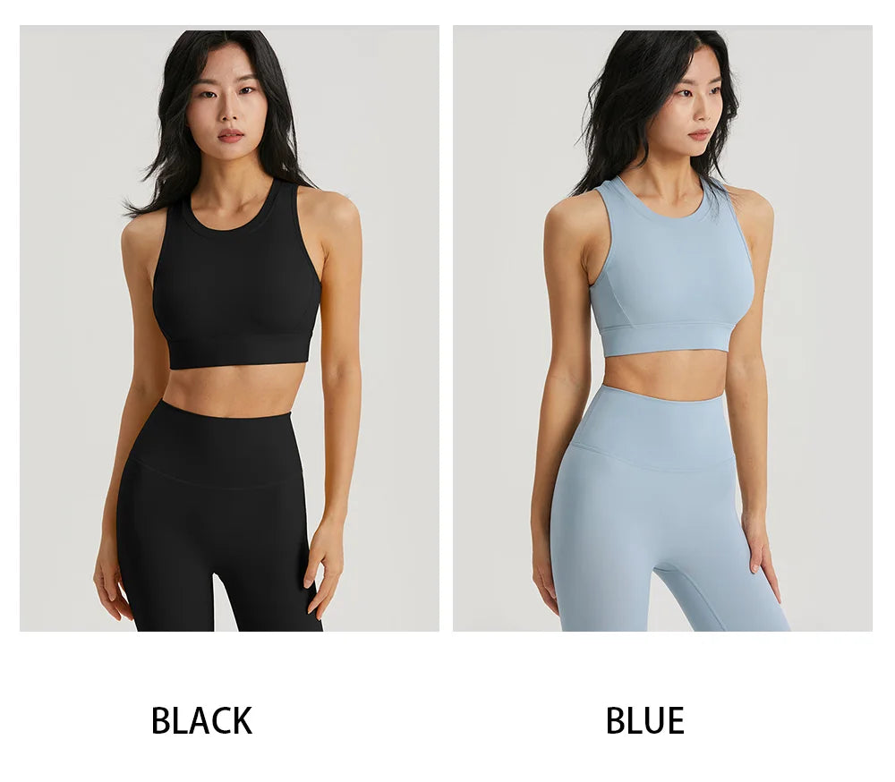 Women Sportswear Yoga Set 2 Piece Gym Outfits Fitness Hollow Out Sports Bra and Leggings Suit Workout Clothes for Women Yoga Set
