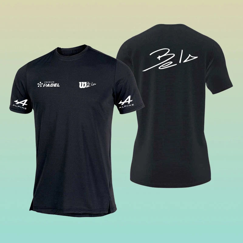 Gym T Shirt Summer Breathable Sports Short Sleeve Outdoor Running Mens T Shirt Tennis Large Clothing Competition Training Top