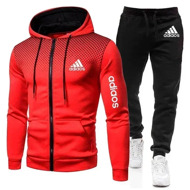 2025 New Men Running Set Sportswear Fashion Men Hoodie Fitness Gym Clothing Jogger Men'Smany sorts of Suit Sports
