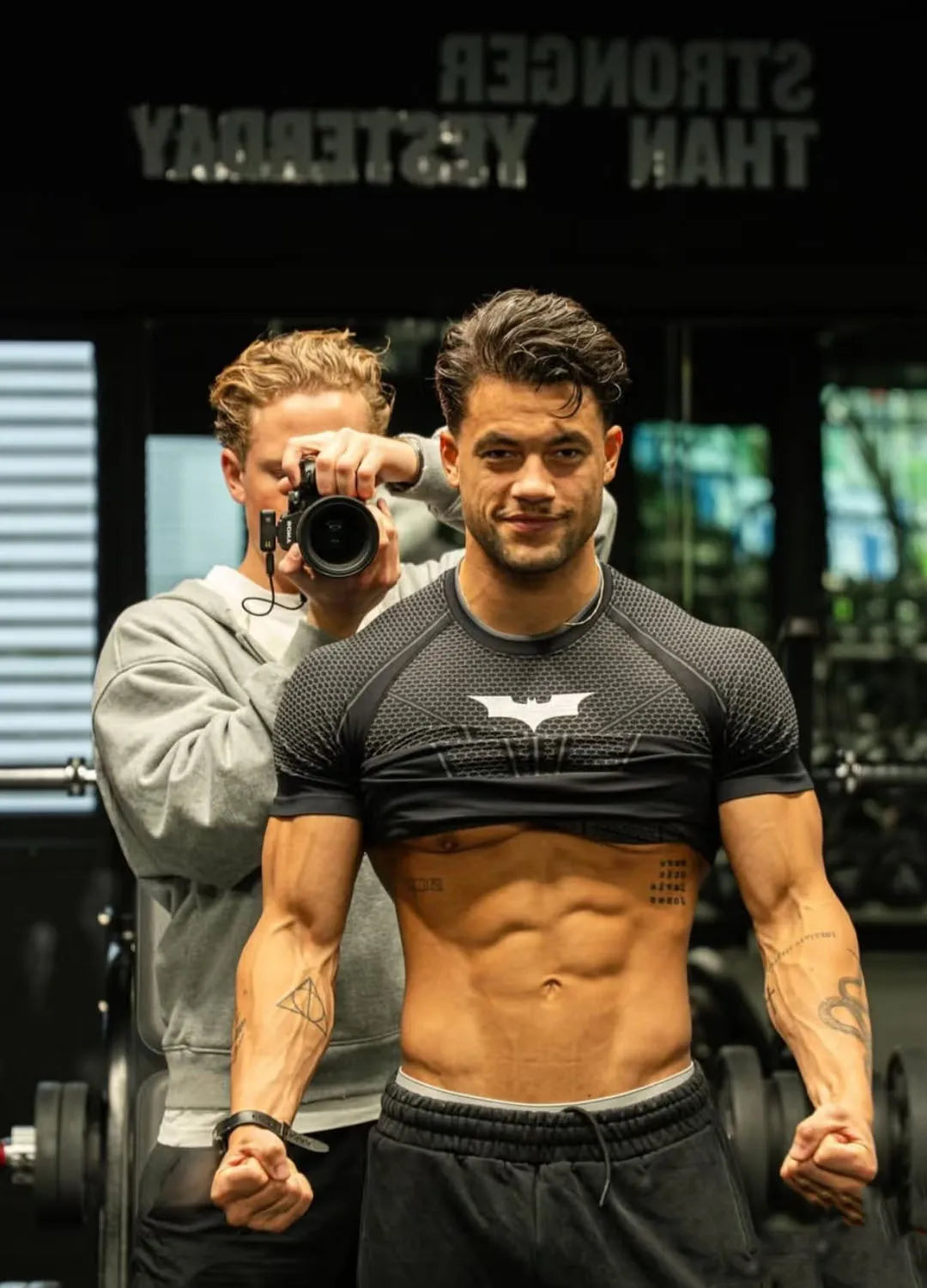 Athletic T-Shirt Gym Workout Fitness Running Sport Bodybuilding Male Casual Shirt Men's Muscle Quick Dry Skinny Fit Short Sleev