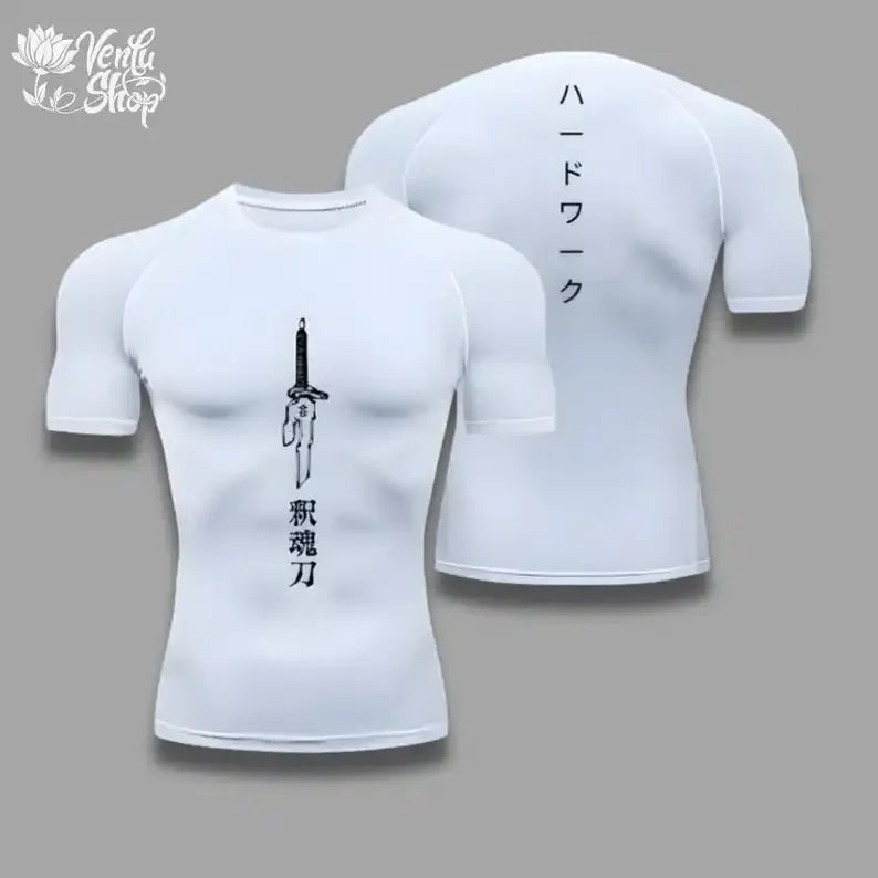 Compression Shirt Sportswear Gymwear Gym Jujutsu Kaisen Compressions Anime Fushiguro Gym Clothing Zenin Anime Gym Muscles