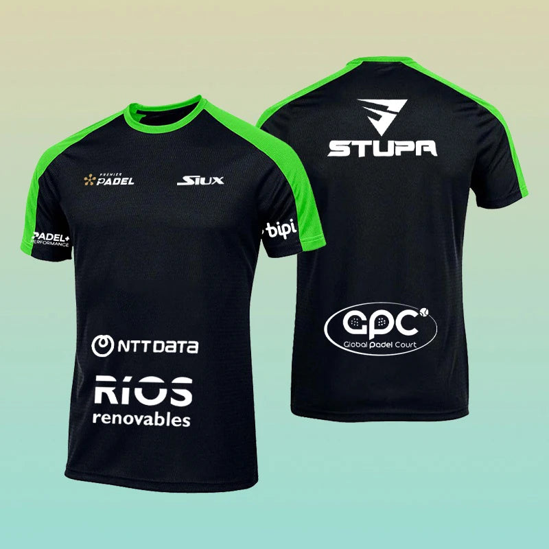 Gym T Shirt Summer Breathable Sports Short Sleeve Outdoor Running Mens T Shirt Tennis Large Clothing Competition Training Top