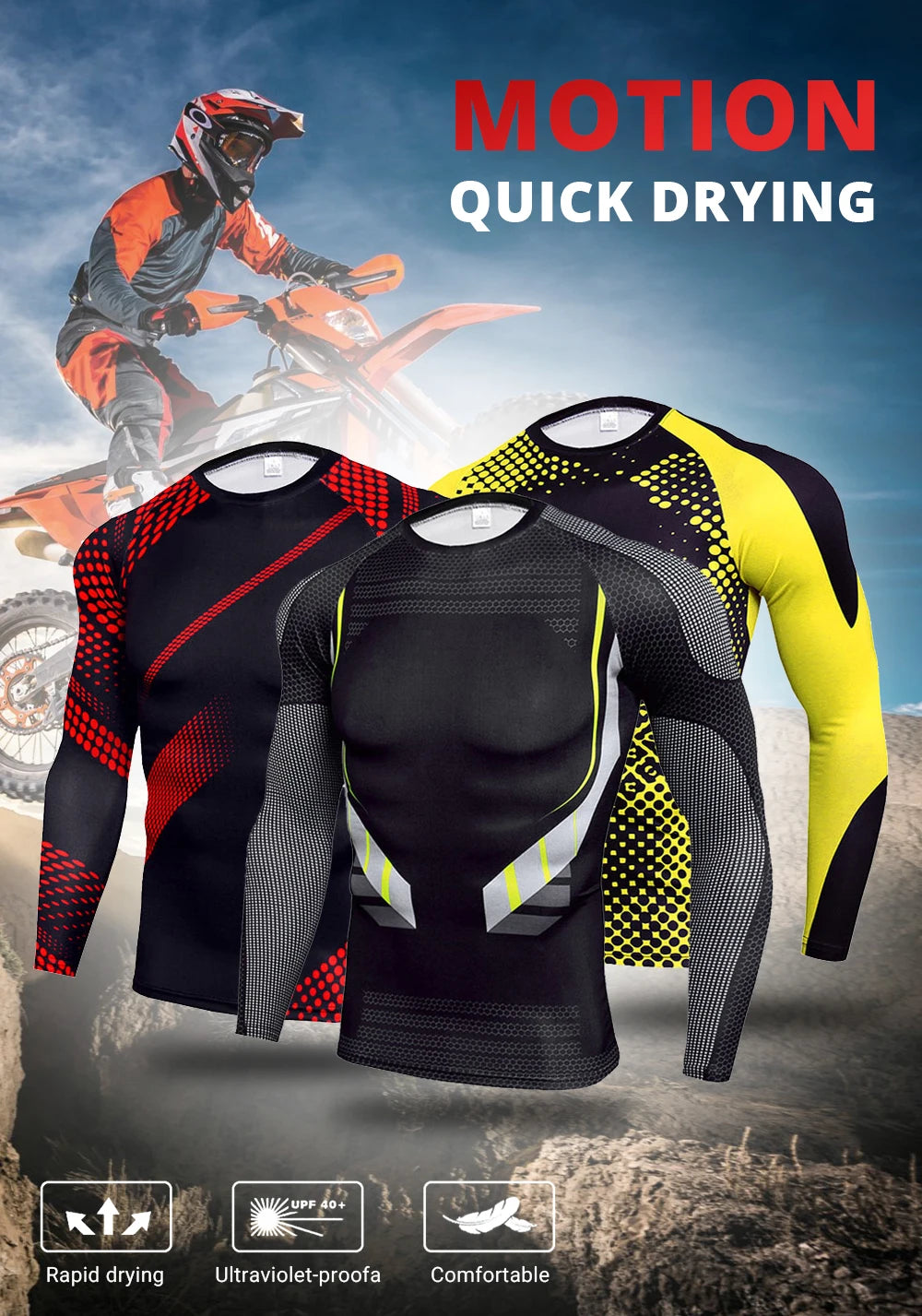 Men's Compression Sportswear Suits Gym Tights Training Clothes Workout Jogging Sports Set Running Rashguard Tracksuit For Men