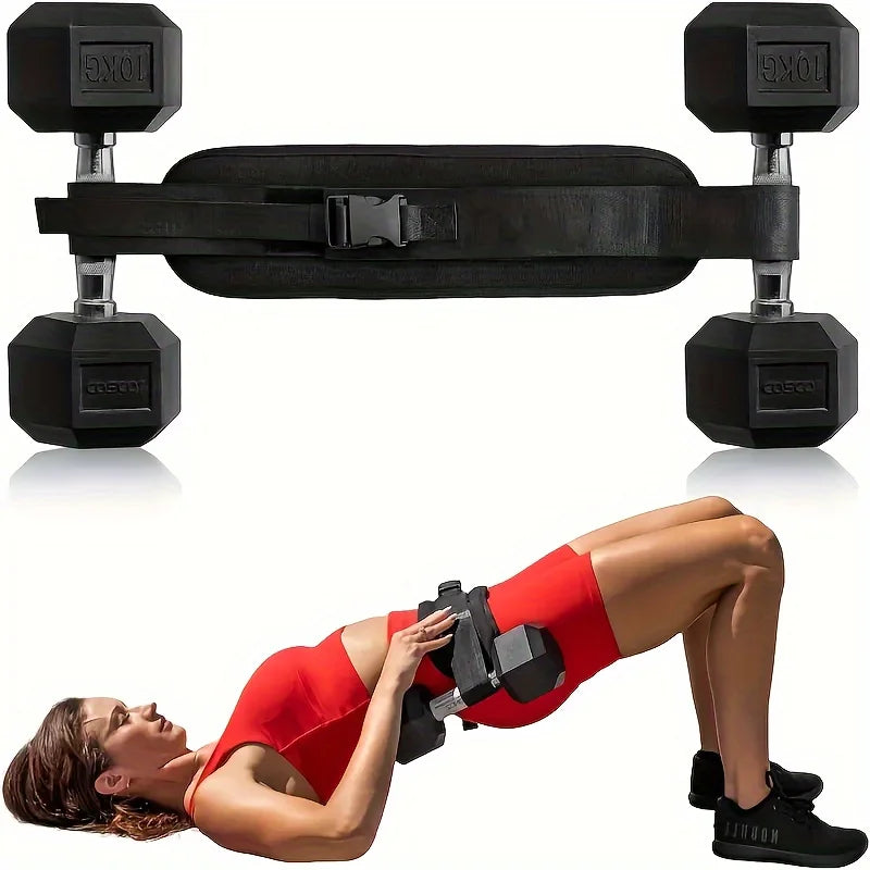 Yoga Exercise Dumbbells Waist Weight Belt Hip Bridge Assist Fitness Training with Thrust Weight Beltgym Exercise Equipment