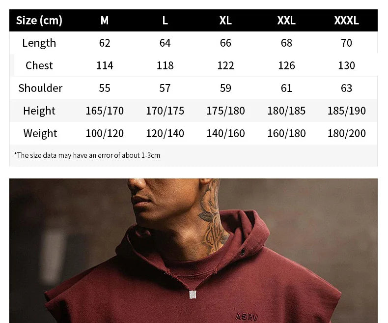 Mens Brand Gyms Clothing Bodybuilding Hooded Tank Top Cotton Sleeveless Vest Sweatshirt Fitness Workout Sportswear Tops Male