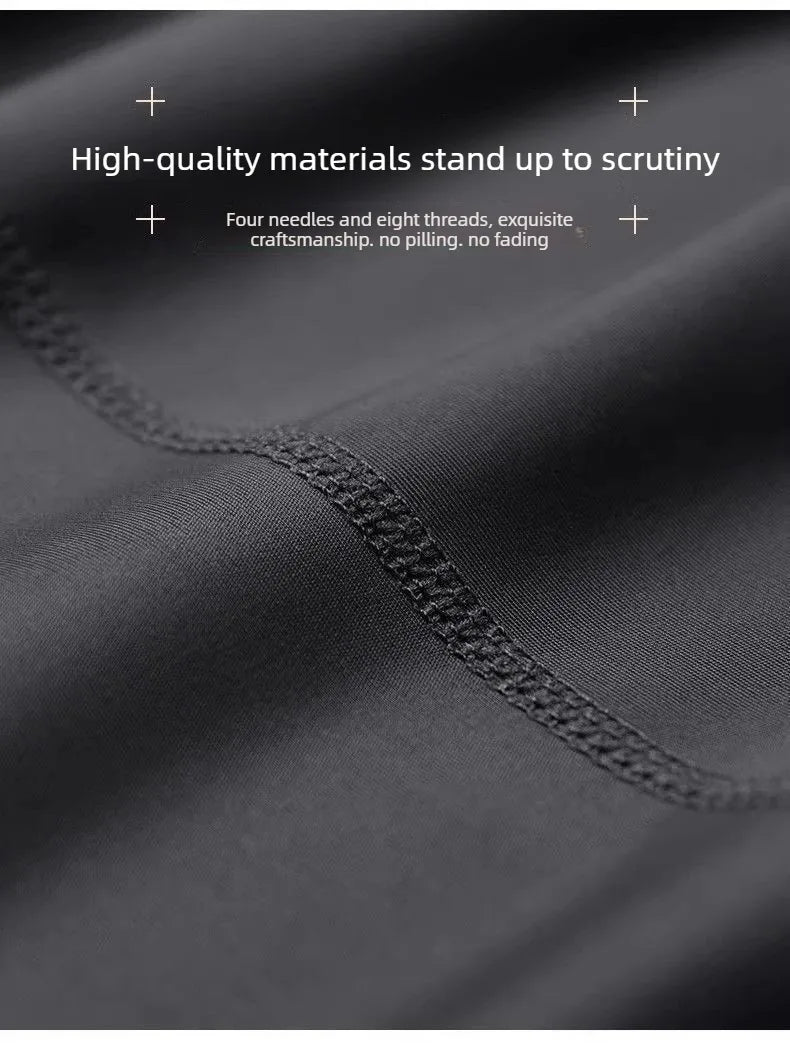 Men's Waterproof Casual Sportswear Set Tight Fitting Trendy Gym Running Clothes for Spring Summer Morning Jogging