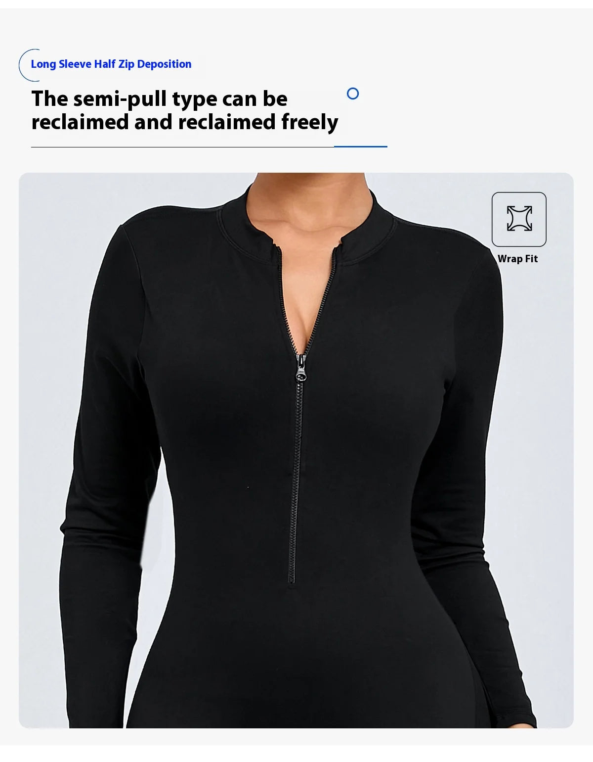 Women Sportwear Yoga Jumpsuit Zipper Long Sleeve Back Open Outfit Fitness Tracksuit Tight One-piece Gym Overalls Sports Bodysuit