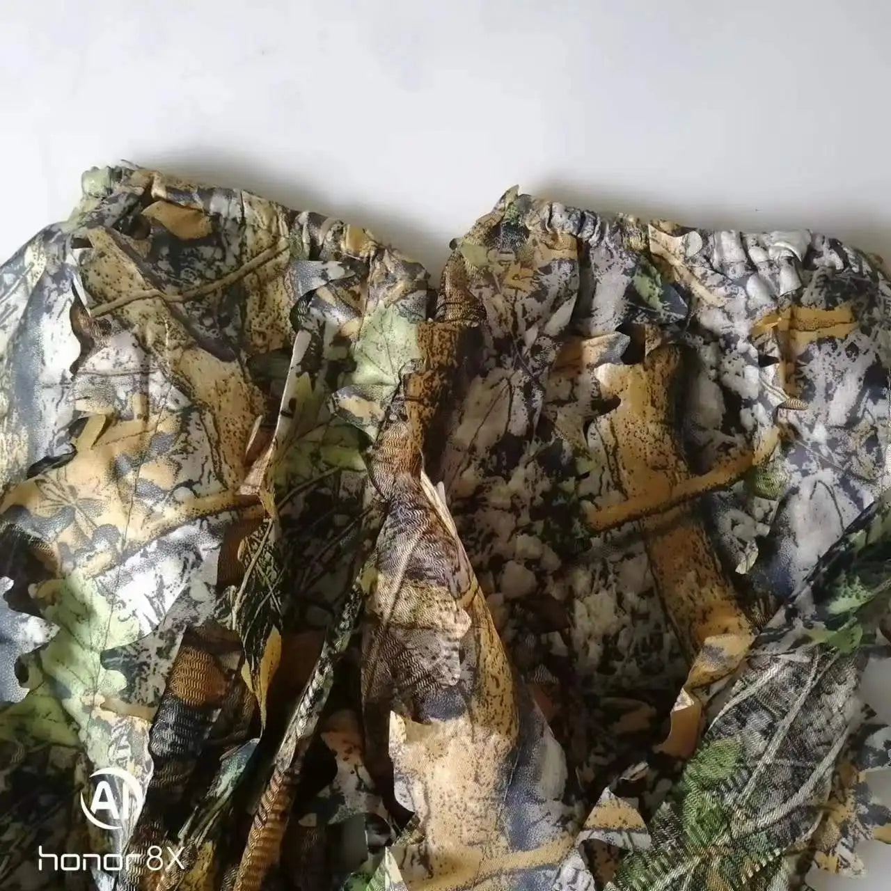 Men Women  Outdoor Ghillie Suit Camouflage Clothes Jungle Suit CS Training Leaves Clothing Hunting Suit Pants Hooded Jacket