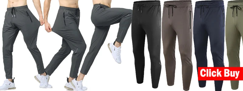 Sport Jogging Pants Men Sportswear Football Joggers Sweatpants Gym Fitness Clothing Workout  Male Tracksuit Running Trouser Men