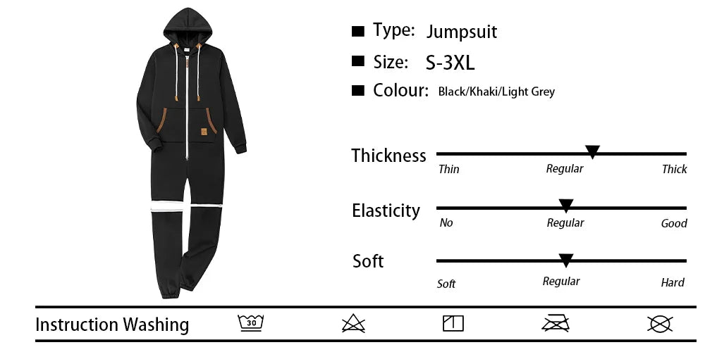 2025 New Men's Sportswear Jumpsuit Autumn Casual Hooded Sweatshirt and Pants 2-in-1 Sets Outdoor Gym Sports Jogging Men Clothing