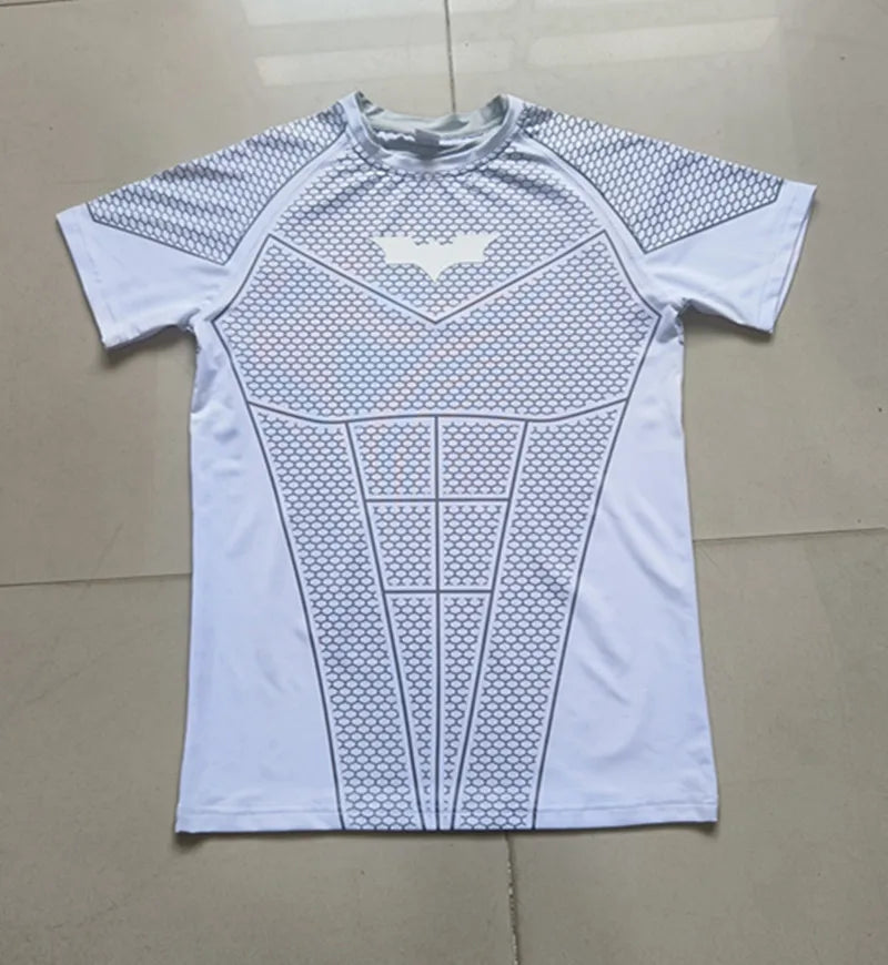 Athletic T-Shirt Gym Workout Fitness Running Sport Bodybuilding Male Casual Shirt Men's Muscle Quick Dry Skinny Fit Short Sleev