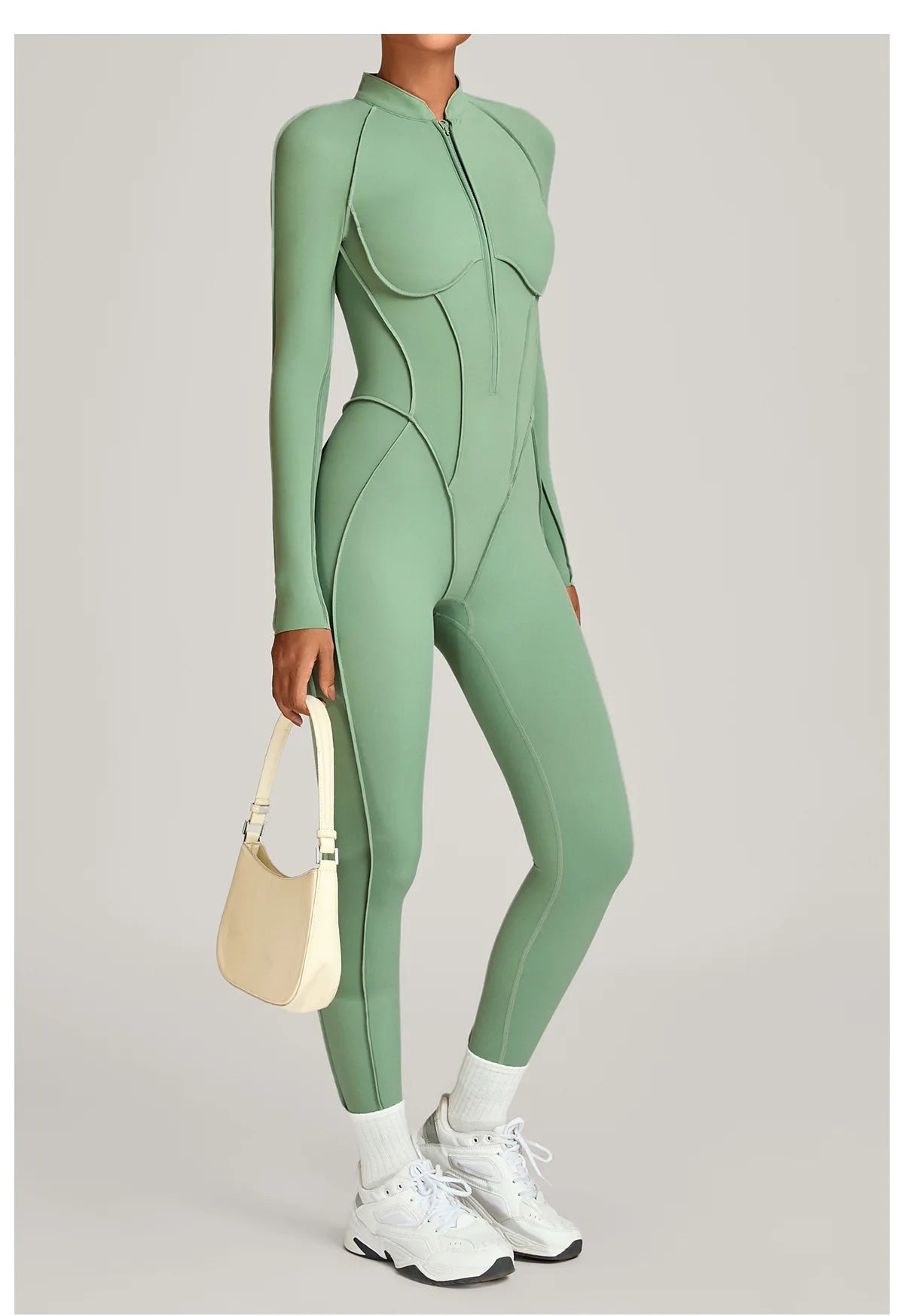 Yoga Suit Yoga Bodysuit Gym Set Women Sportswear Fitness Long Sleeve Sports Jumpsuit Female Workout Clothes One-piece Tracksuits