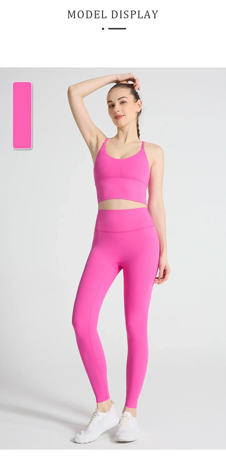 2PCS Women Yoga Set Sport Suit Gym wear Workout Clothes Sports Crop Top High Waist Legging Fitness Bra Set Breathable Gym Suits