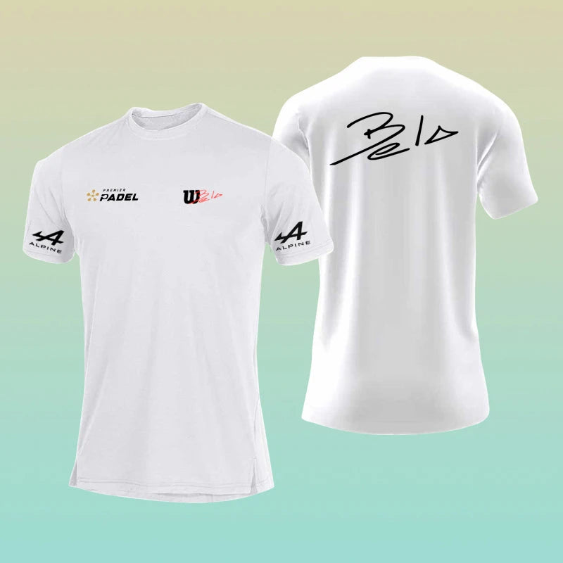 Gym T Shirt Summer Breathable Sports Short Sleeve Outdoor Running Mens T Shirt Tennis Large Clothing Competition Training Top