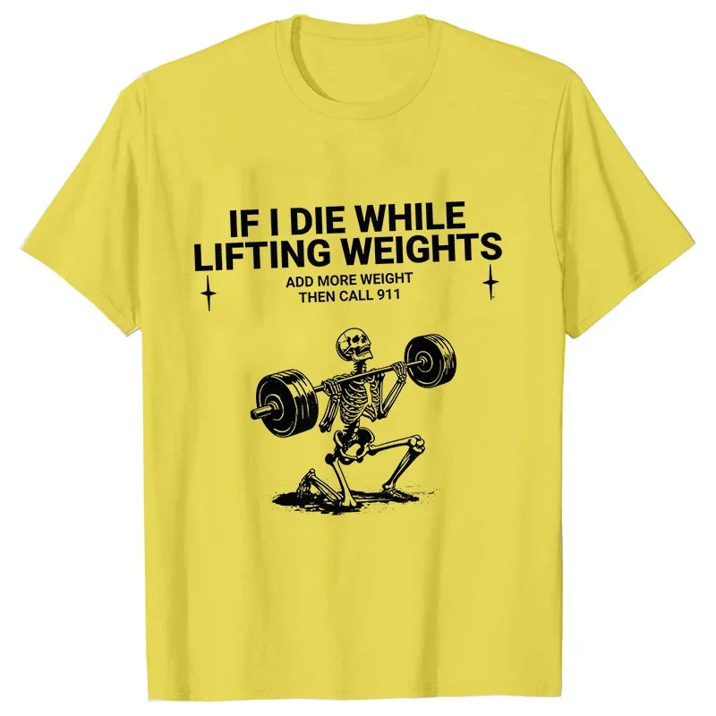 Gym Workout T-shirts for Men Clothing Funny Weightlifting Tshirts Short Sleeve Tops Clothes Fitness Exercise Tee Shirts Homme