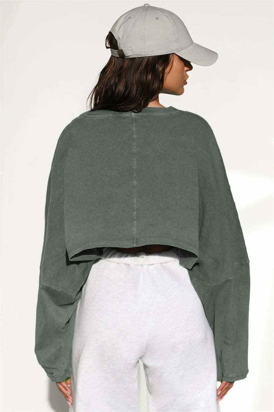 Women Sports T-Shirts Gym Clothing Yoga  Crop Top Loose Tops Long Sleeve Sportswear Workout Clothing Fitness Smock All Seasons