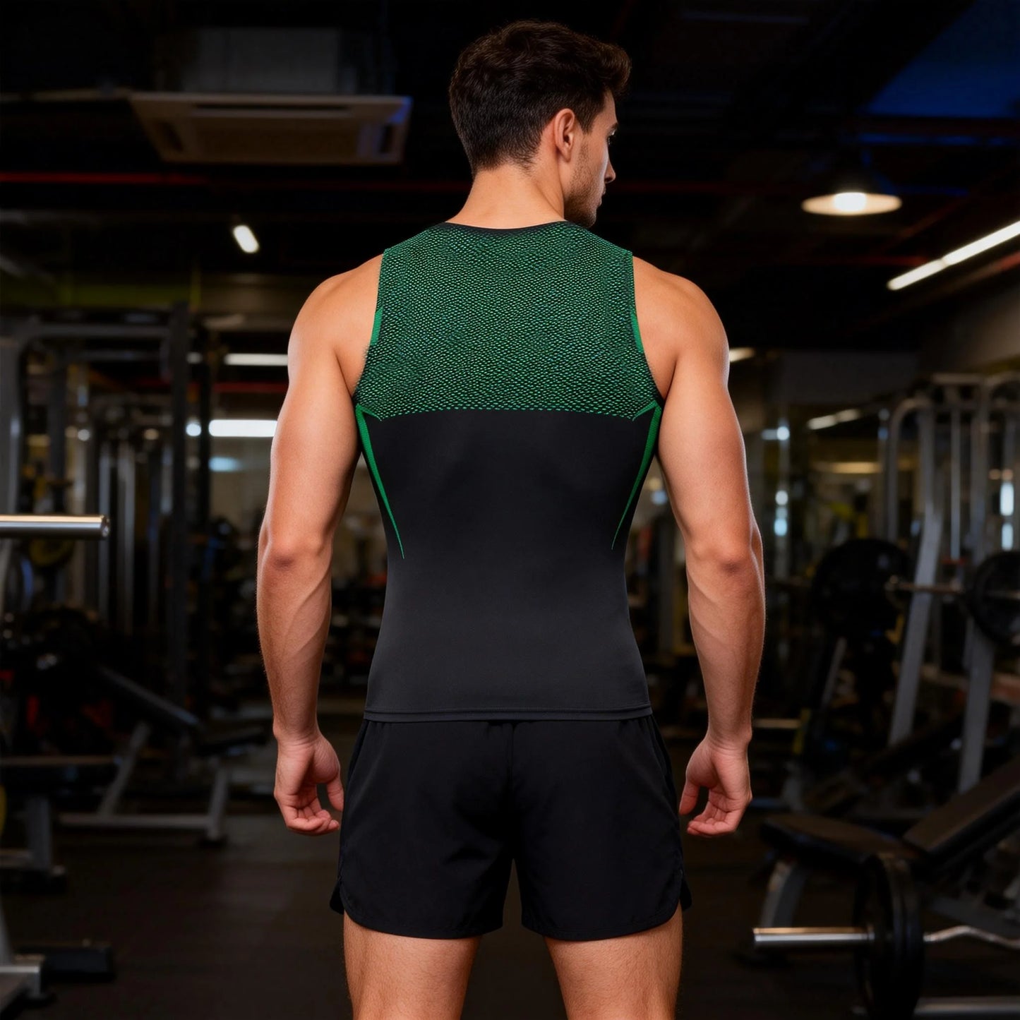 Men's Casual Lightweight Compression Sleeveless Vest Gym Fitness Muscle Clothing Sports Stretch Bodybuilding Running Vest  2026