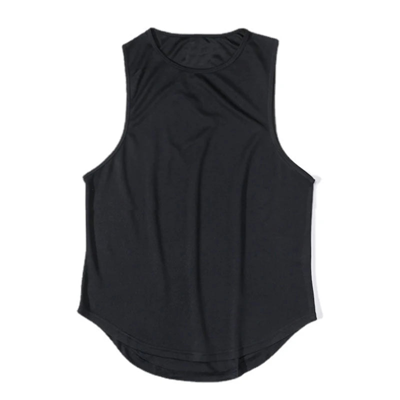 Men's Clothing Bodybuilding Gym T-shirts for Men Basketball Man Sleeveless Shirt T-shirt Vest Summer Clothes Tops Tees